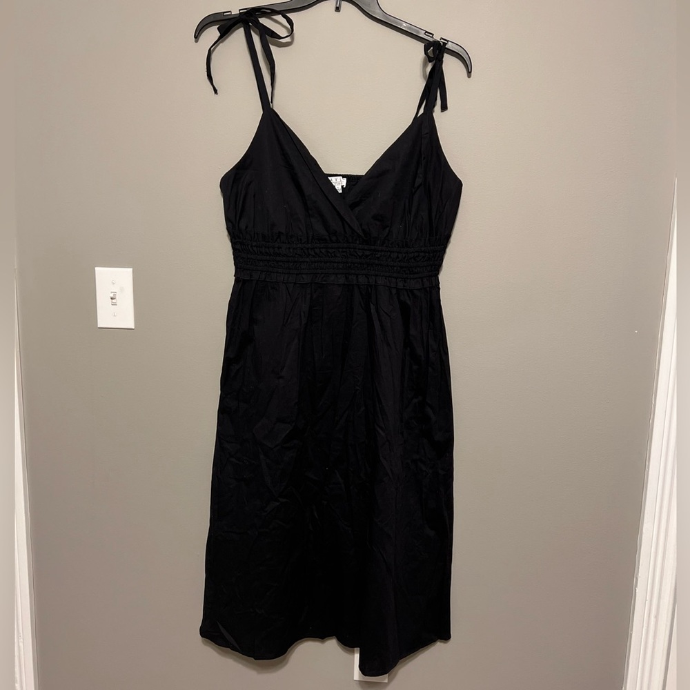 Black Tie Strap Dress